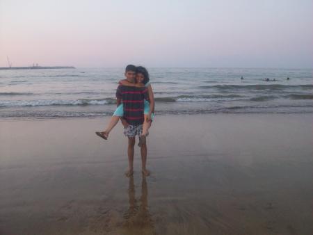 moi et mon petit fr�re